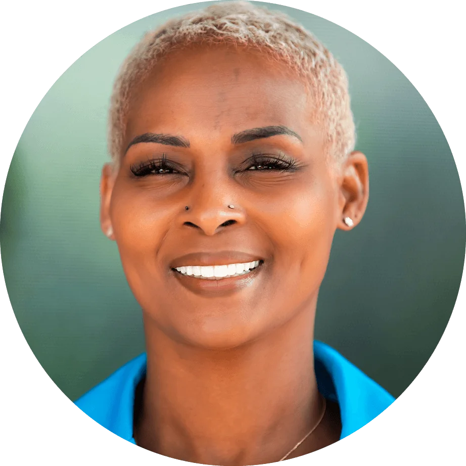 dental implant patient smiling