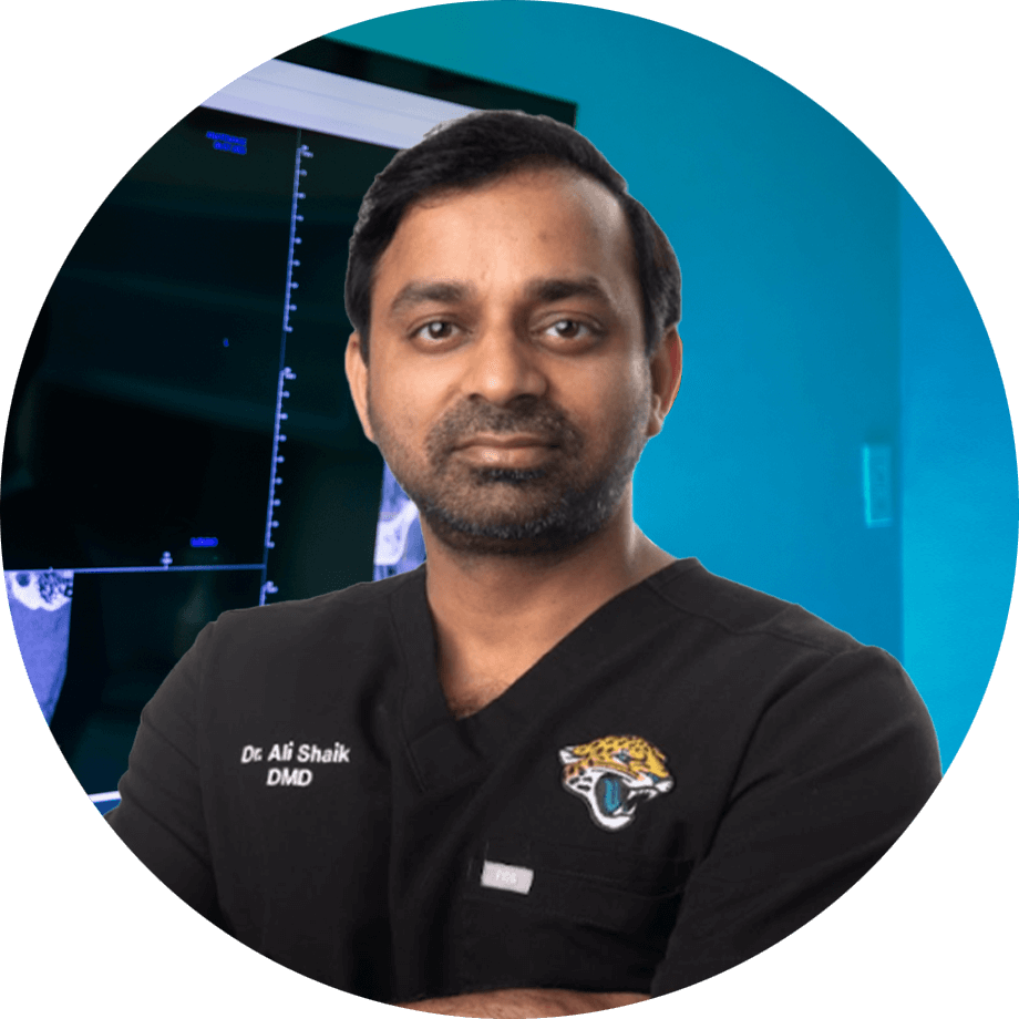 Dr. Ali Shaik was born in India and moved to the U.S. in 2010. He attained his Bachelor of Dental Surgery from the Government Dental College and Hospital in Vijayawada, India in 2008 and earned his Doctor of Dental Medicine degree from Boston University, graduating with Honors in 2014. In addition to completing the AAID Implant Maxi course in 2021, Dr. Shaik passionately pursues continued education to enhance his skills and adapt himself to new advancements in Dentistry. He is a member of the Indian Dental Association, American Student Dental Association, and the Massachusetts Dental Society and is fluent in English, Hindi, Telegu, and Urdu.  Having a traumatic dental experience in his childhood has made him a compassionate dentist who treats his patients with great care and empathy. Dr. Shaik is married with 2 children and enjoys spending his free time with his family and travelling.